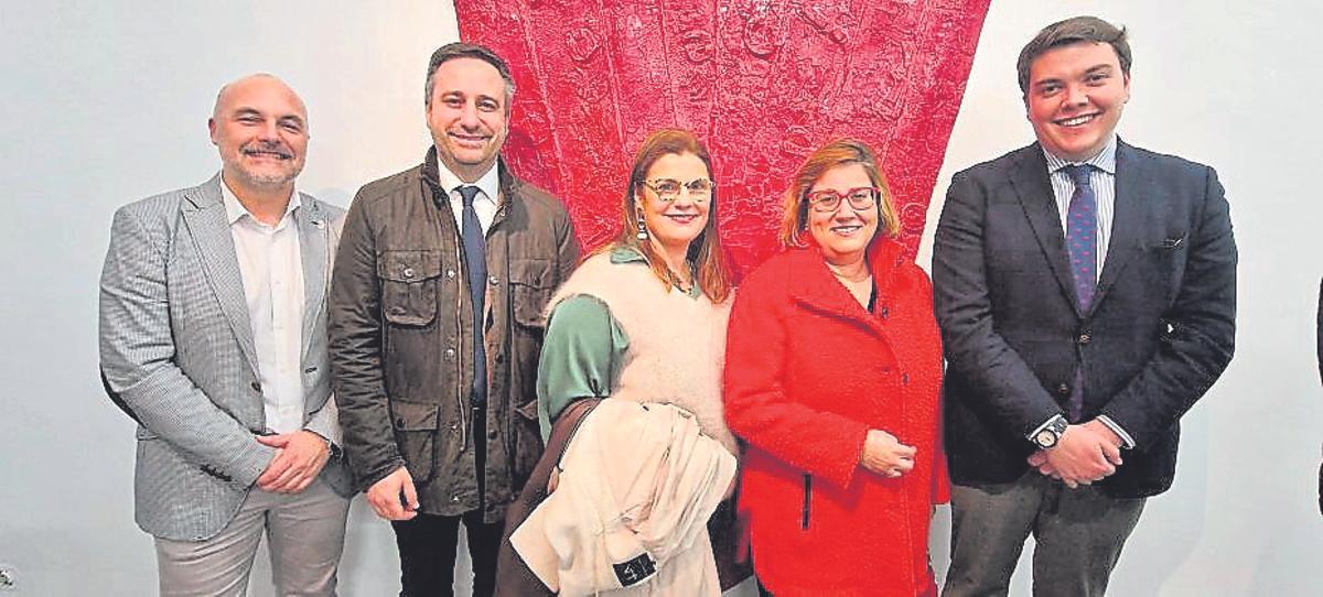 David Díez, Andrés Ferrer, Paquita Bonnín, Mercedes Celeste y Llorenç Bauzá.