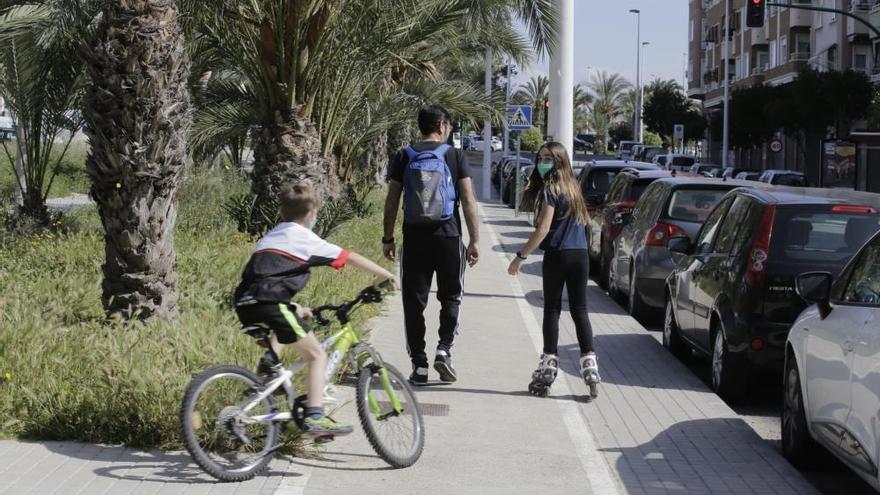 Los niños toman las calles en Elche