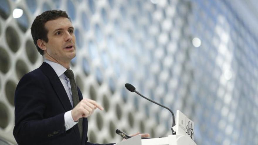 Casado: &quot;Que Sánchez esté avalando la deriva separatista es anticonstitucional&quot;