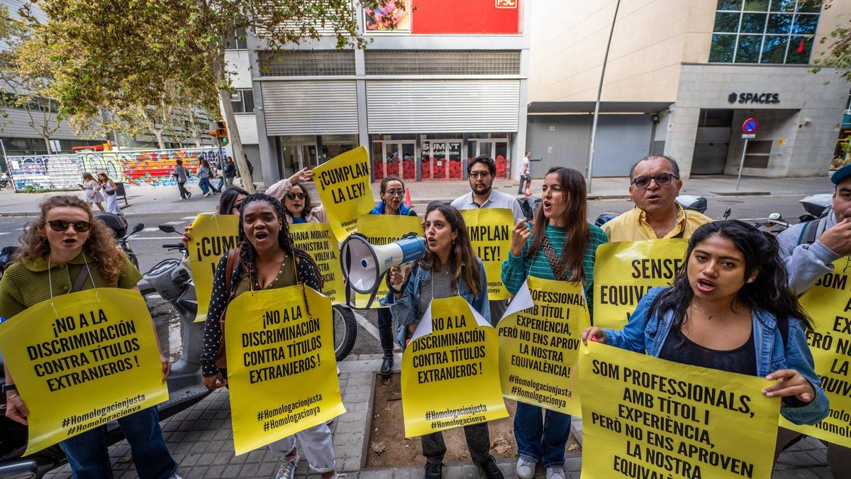 Protestas en Barcelona por el atasco en homologaciones (archivo)