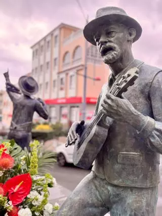 La nueva escultura ‘Homenaje a Mayo’ ya luce en las calles de Los Realejos