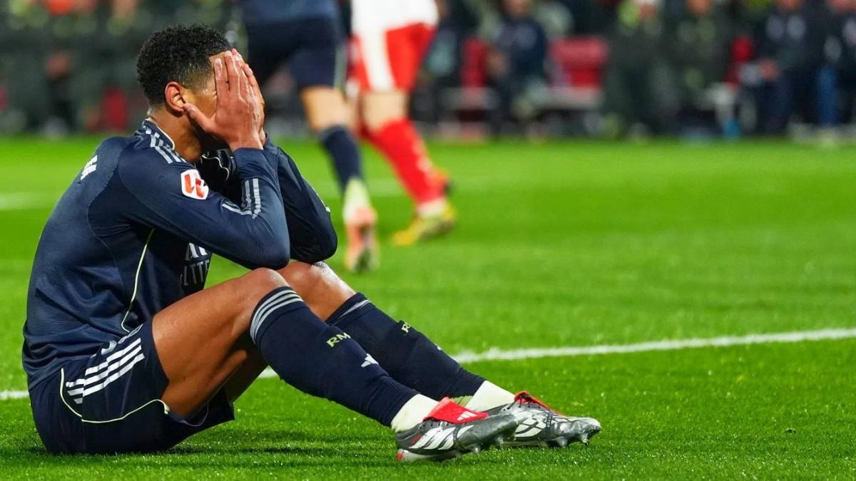 Bellingham refleja la frustración del Madrid a domicilio