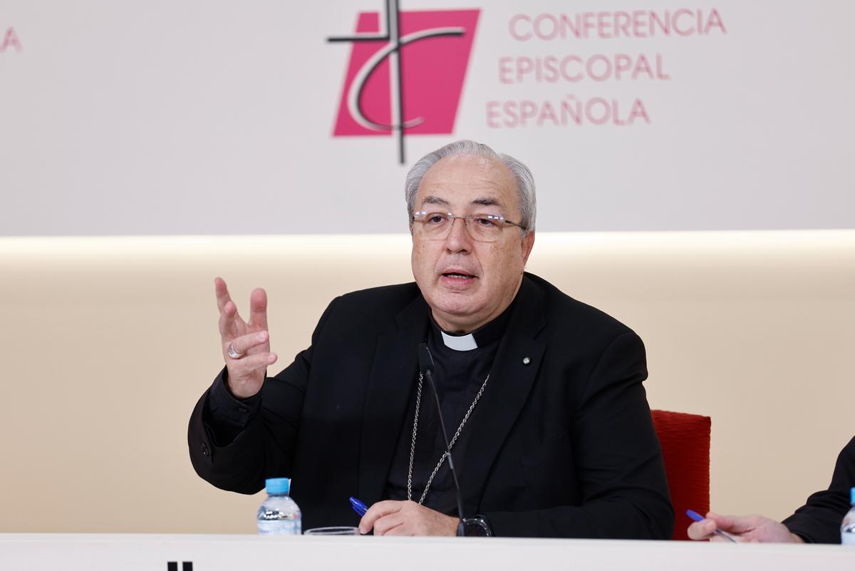 César García Magán, secretario general de la Conferencia Episcopal, este viernes.