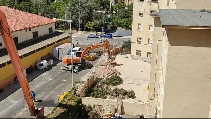 Demolición del Cuartel de la Guardia Civil de Cartagena