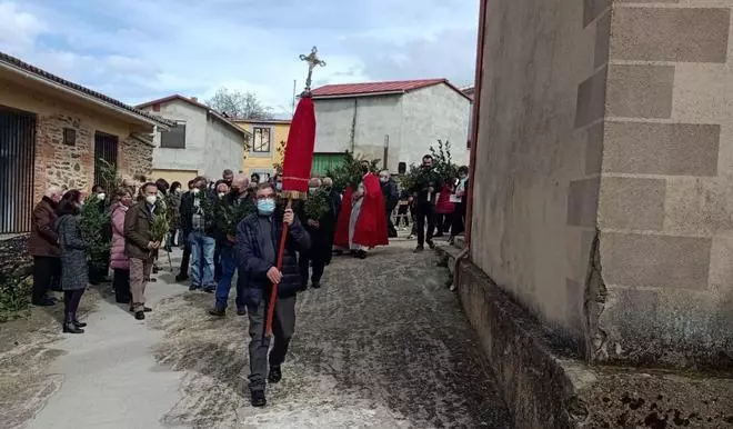 Laurel para la “Cama de Cristo” en Bercianos de Aliste