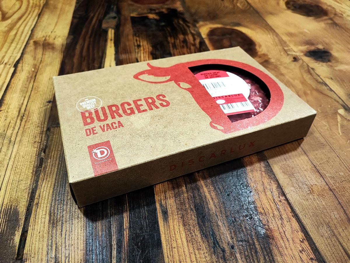 Estuche de burgers de vacuno calidad premium