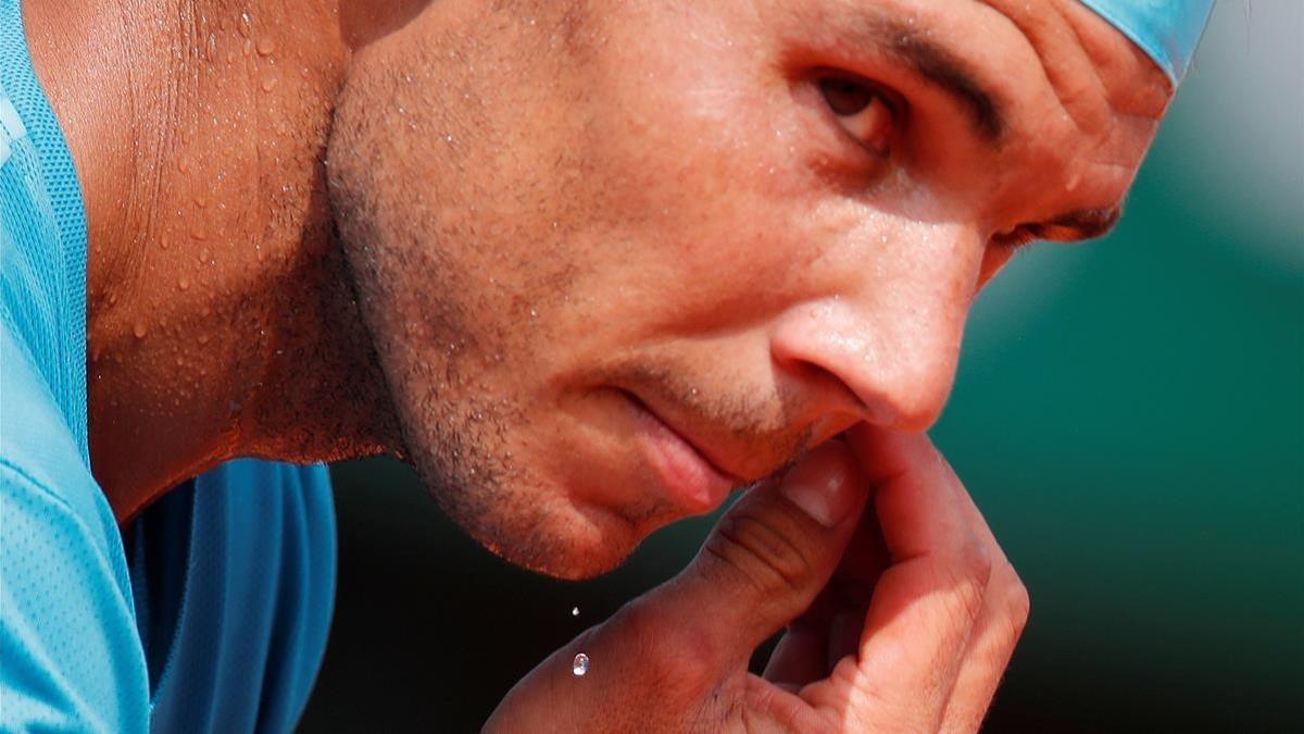 Rafa Nadal, en el Roland Garros 2018