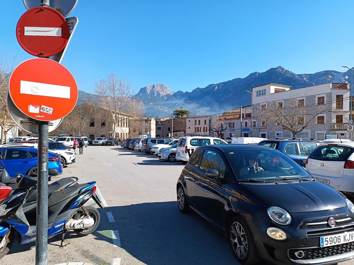 Vista de la plaza de les Teixidores.