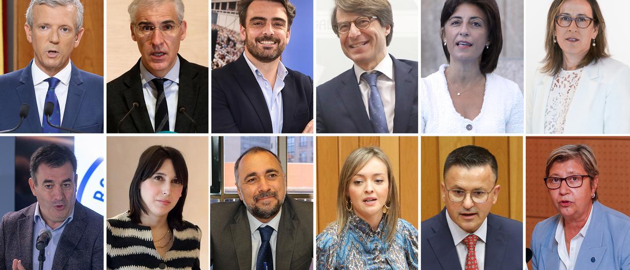 Conselleiros Xunta Rueda se apoya en el equipo de Feij o para