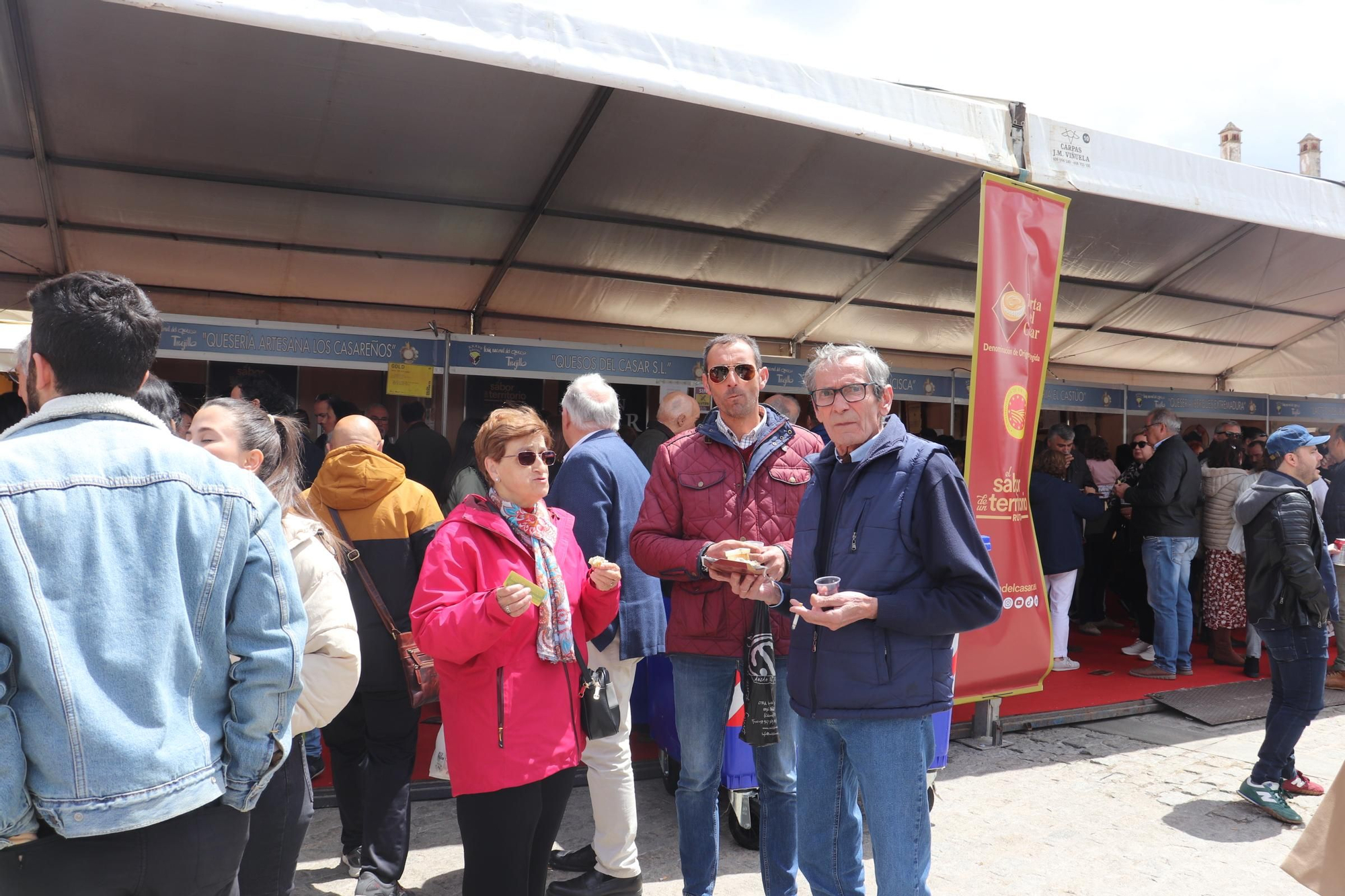 Primera jornada de la Feria Nacional del Queso de Trujillo