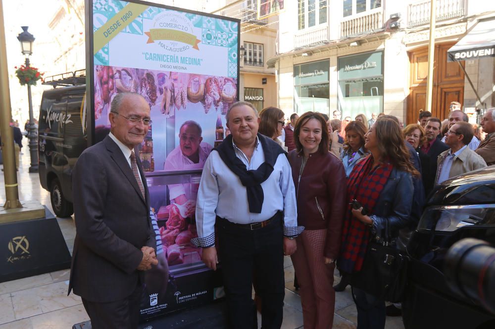 Málaga homenajea a sus comercios centenarios