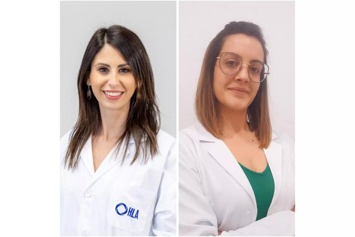 Raquel Escortell y Rocío Bueno, nutricionistas de HLA Vistahermosa.