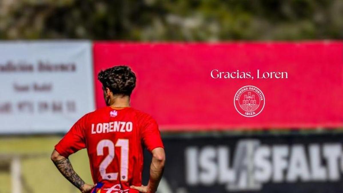 Lorenzo Busi, con la Sociedad Deportiva Ibiza.