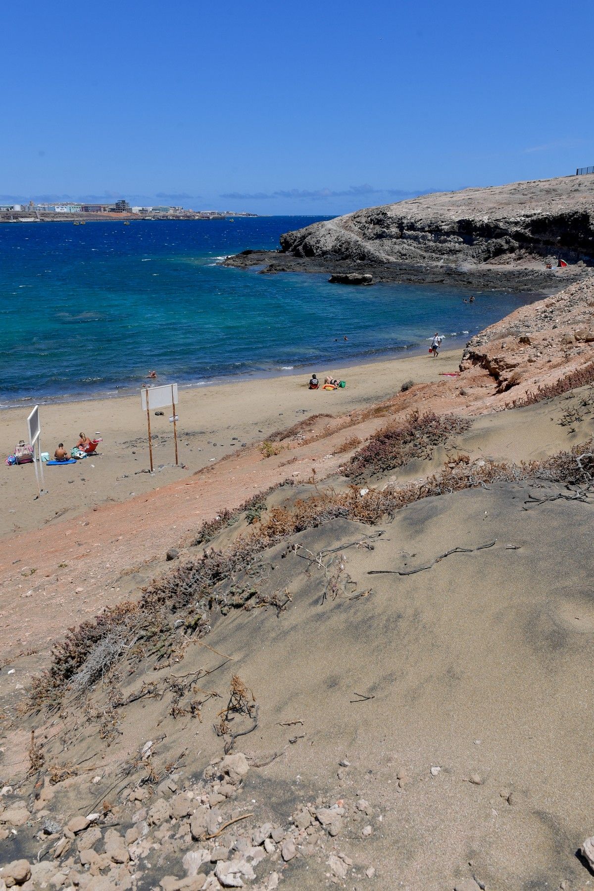 Playa de Aguadulce, en Tufia