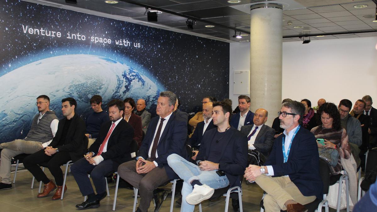 Acto celebrado en el aeropuerto de Castellón.