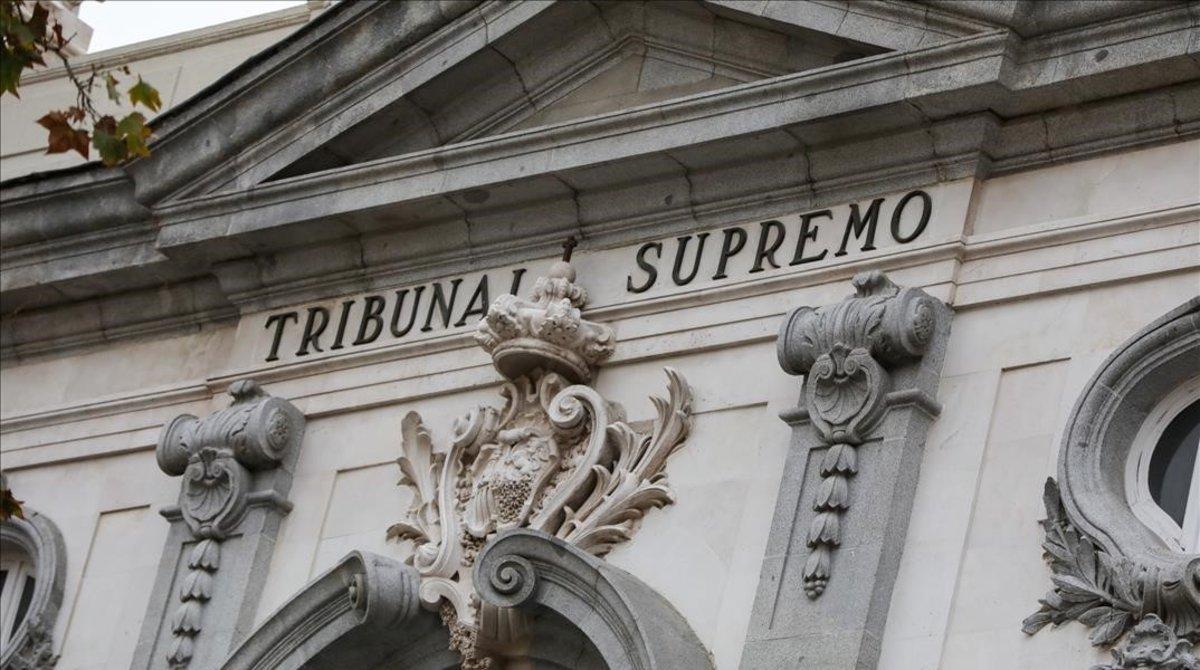 Fachada del Tribunal Supremo.