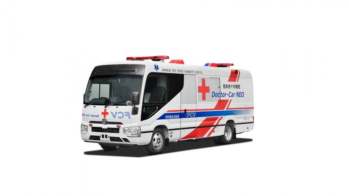 Toyota and Red Cross create the first mobile clinic powered by hydrogen fuel cell Toyota and Red Cross create the first mobile clinic powered by hydrogen fuel cell