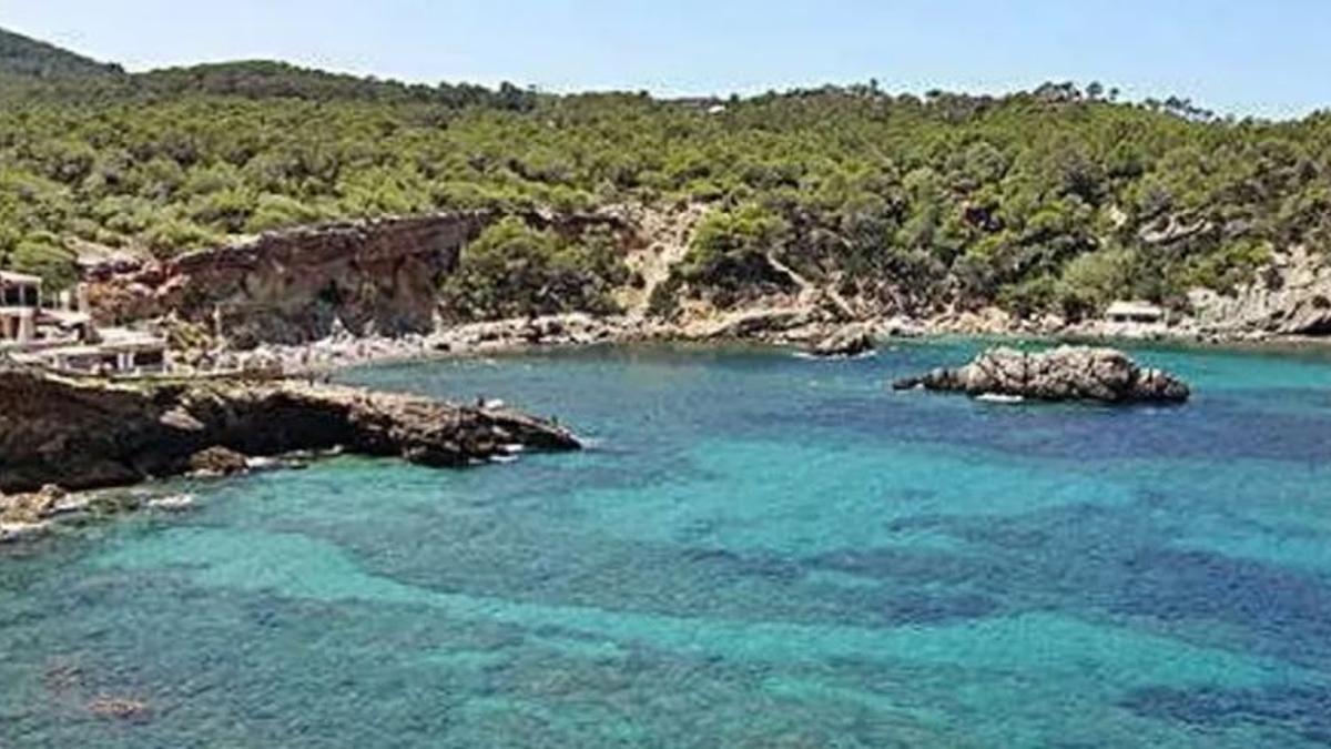 Cala Xarraca en una imagend e archivo