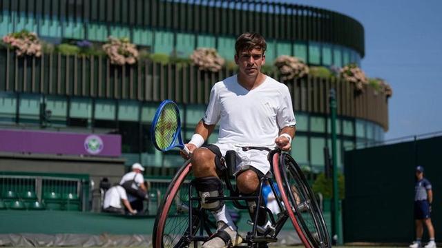 Martín de la Puente, durante un torneo de este año en Londres. | WIMBLEDON