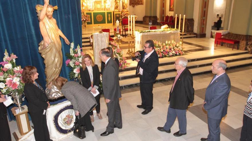 Los fieles se acercaron a la iglesia de Santa María de Gracia.