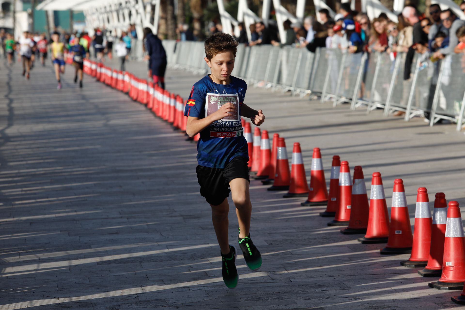 San Silvestre 2022 de niños en Cartagena