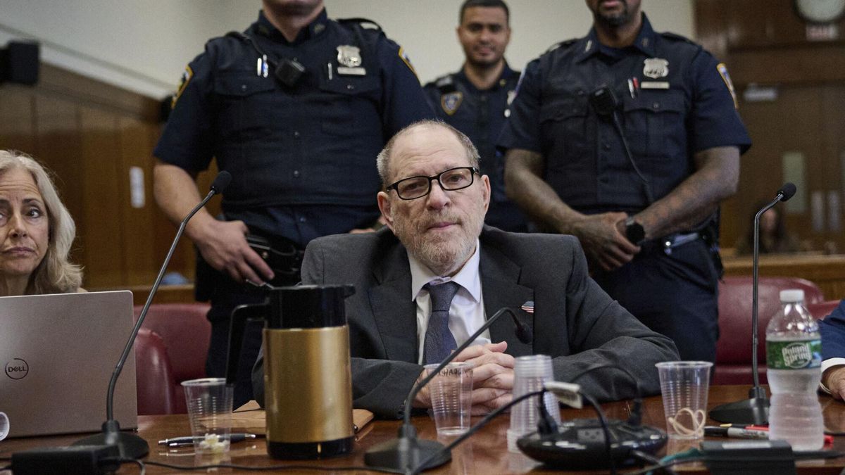 Harvey Weinstein durante el juicio en Manhattan