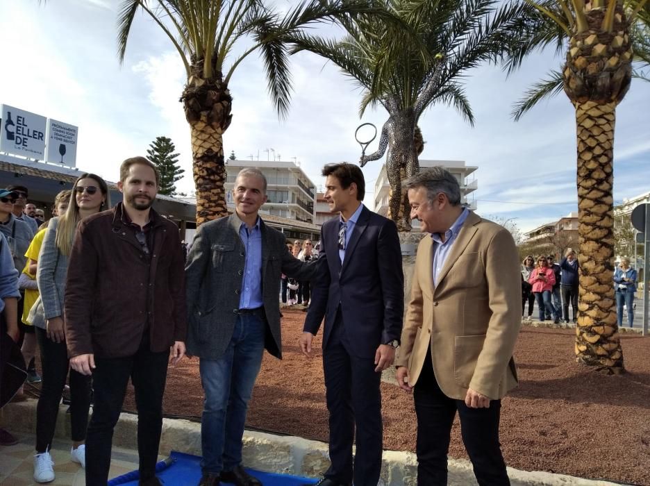 David Ferrer recibe un homenaje en su tierra, Xàbia