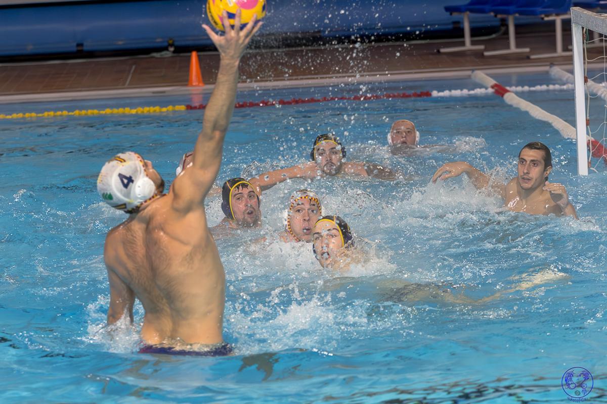 Entrenamiento de la selección española de waterpolo en Mallorca