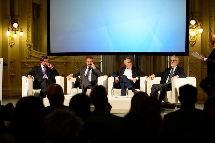 Las Palmas de Gran Canaria. Los cuatro Rectores de la ULPGC, protagonistas del coloquio ?Pasado, presente y futuro de la ULPGC?  | 22/05/2019 | Fotógrafo: José Carlos Guerra