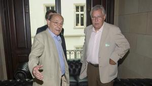 Fèlix Millet y Jordi Montull, el día en que comparecieron en el Parlament, en julio del 2010.