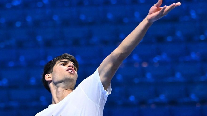 Carlos Alcaraz arranca las Finales ATP con ambición