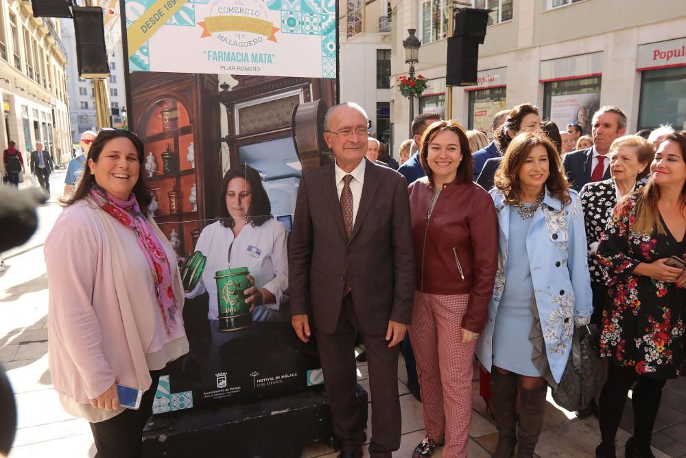 Málaga homenajea a sus comercios centenarios