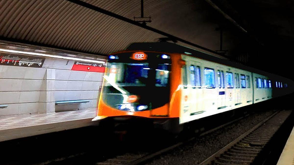 Un home empenta una dona a les vies del metro a Barcelona