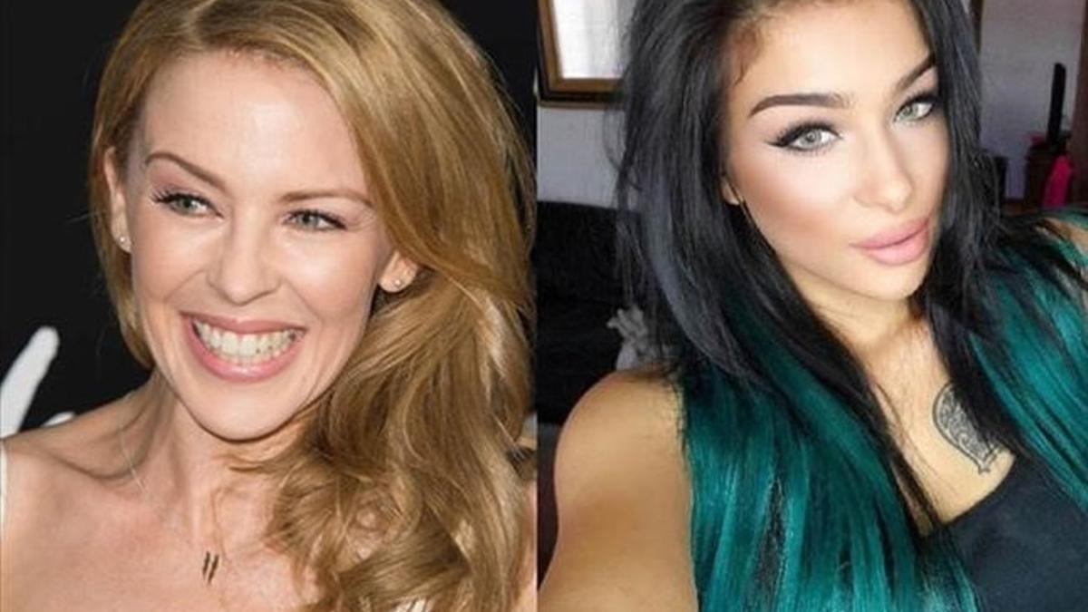 Kylie Minogue y Kylie Jenner