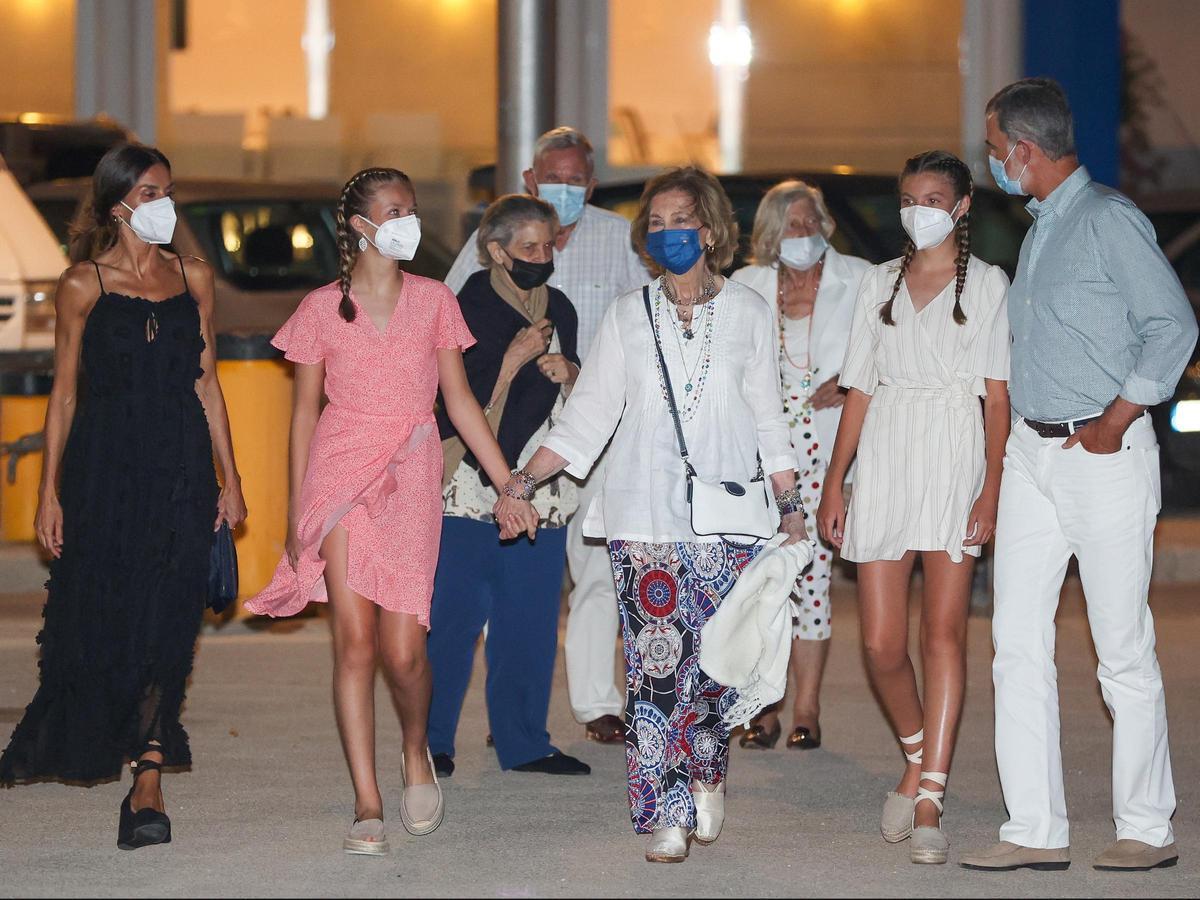 Las visitas de Irene de Grecia a Mallorca en imágenes