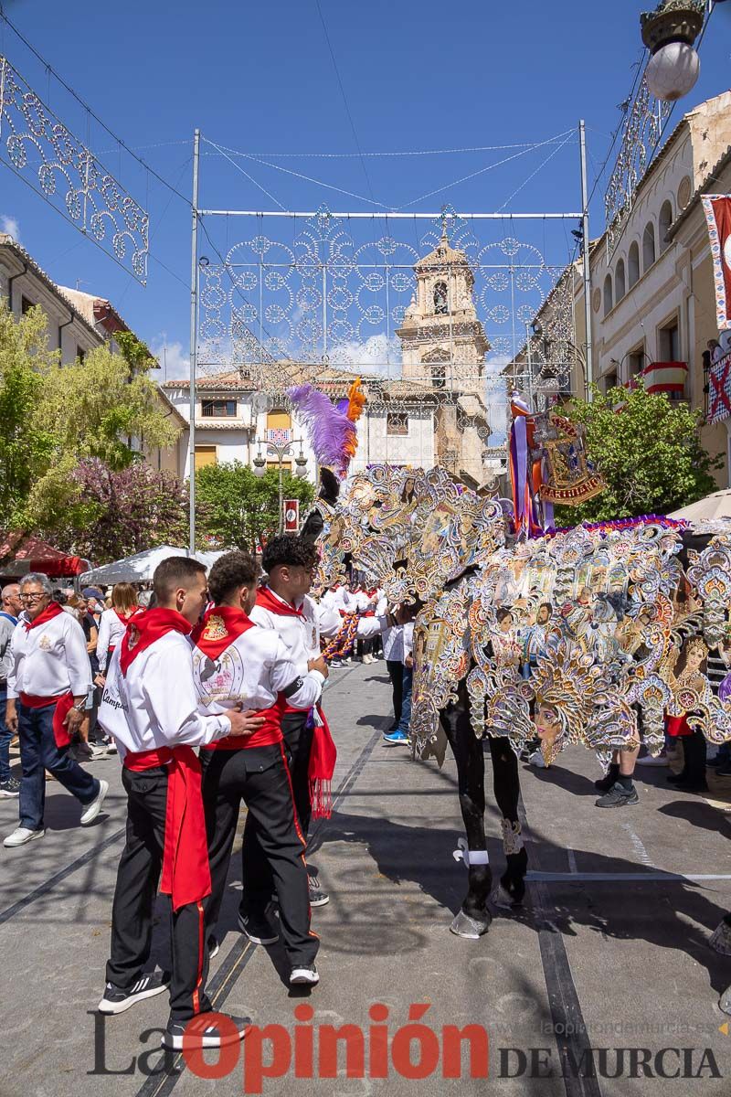 Recorrido Caballos del Vino día dos de mayo en Caravaca