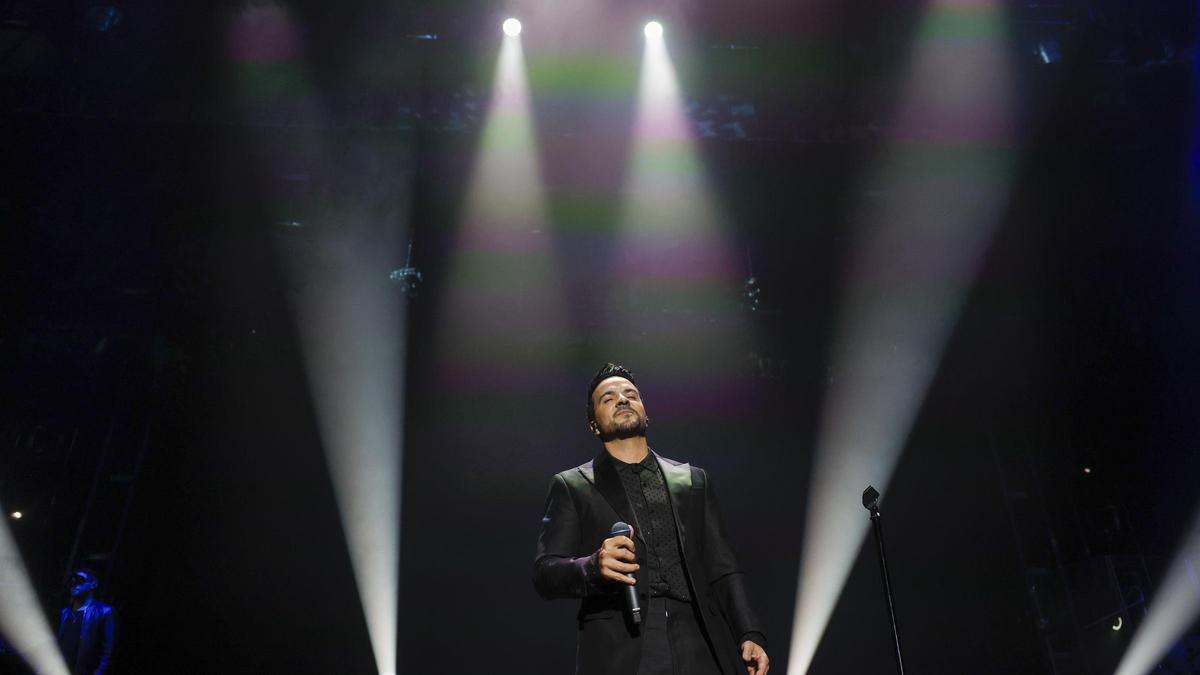Luis Fonsi, en concierto.