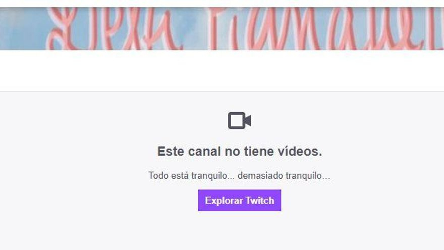 Canal de Twitch de Delfina Pignatiello