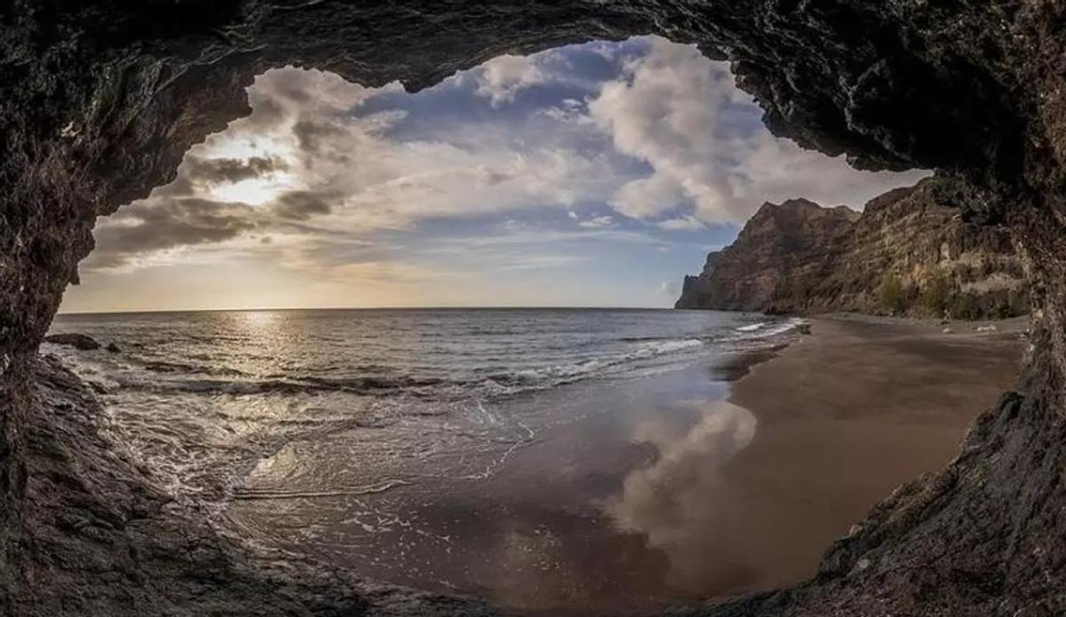 Playa de Güigüí, en el oeste de Gran Canaria.