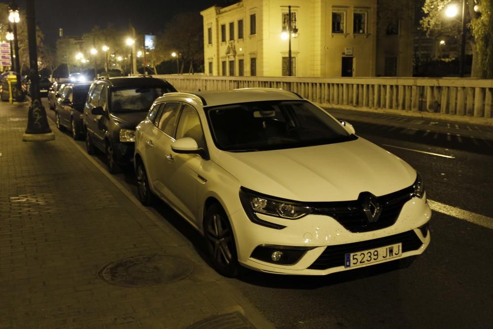 Polémica por el uso del carril bus de noche en València