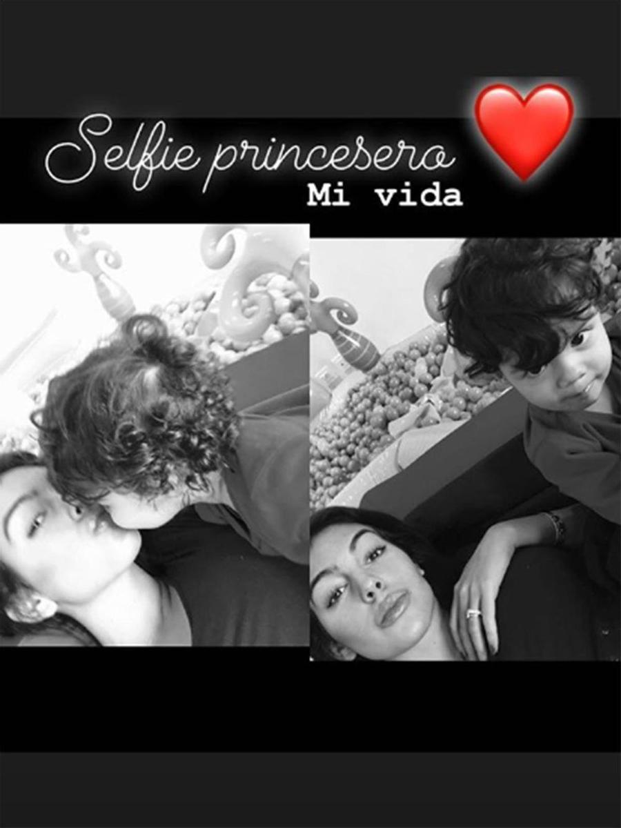 Imagen de los labios de Georgina Rodriguez