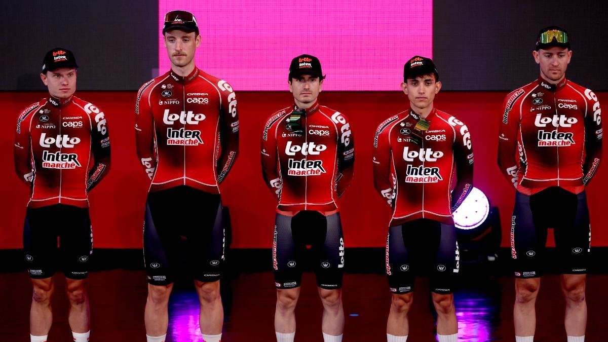 El Lotto-Intermarché, durante la presentación del Giro de Italia 2026.