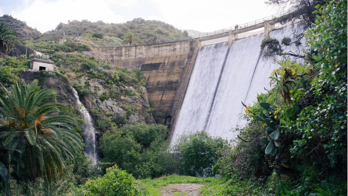 Uno de los embalses de La Gomera
