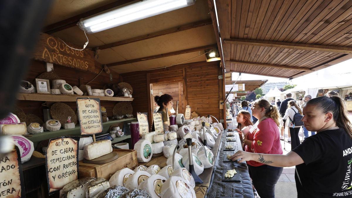 Uno de los puestos de quesos que participó en la edición anterior de la feria