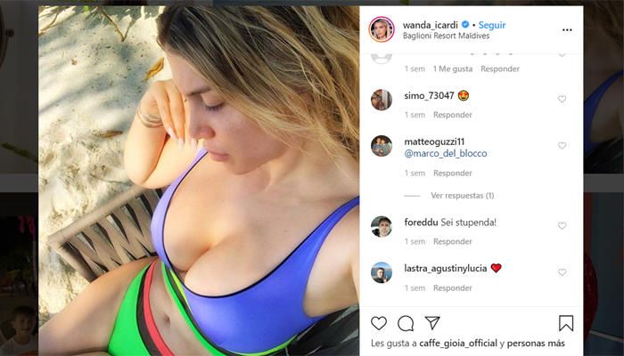 Wanda Nara, mujer de Icardi, desafía la censura