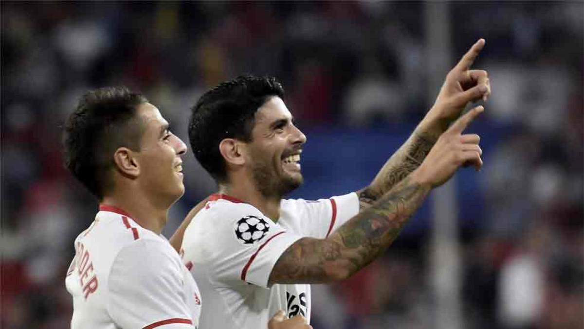 Banega se acordó de Berizzo