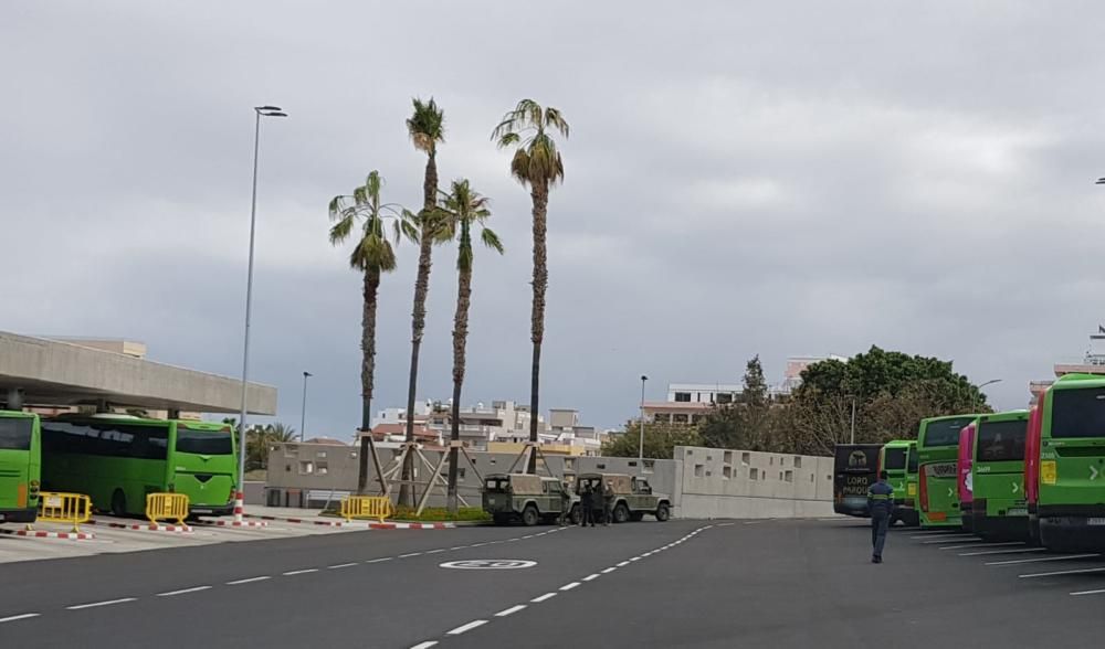 Controlmilitares y Policía en Puerto de la Cruz