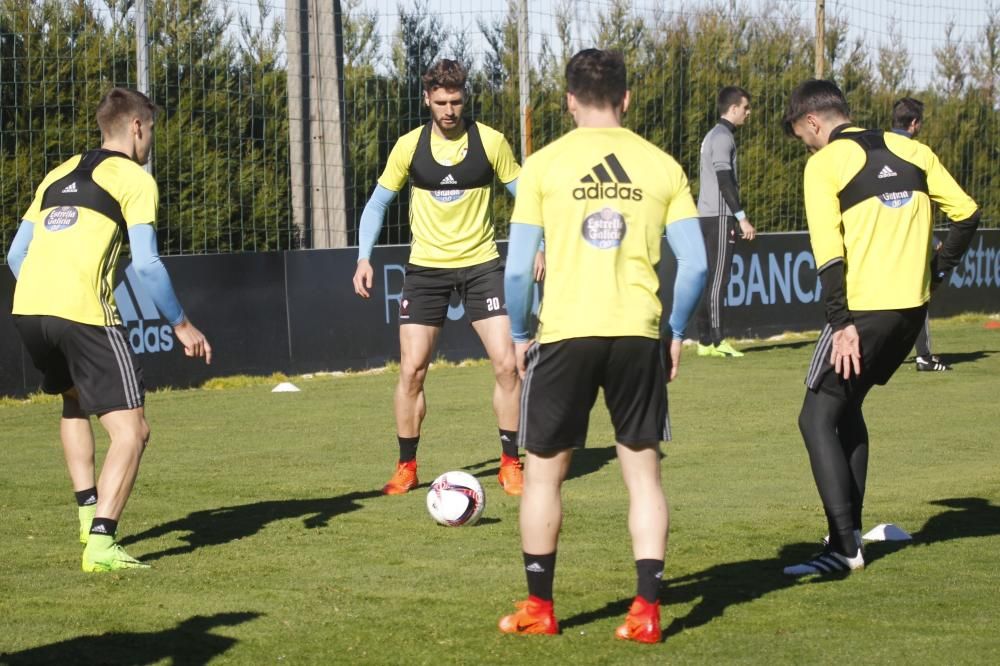 El Celta ultima el partido ante el Shakhtar