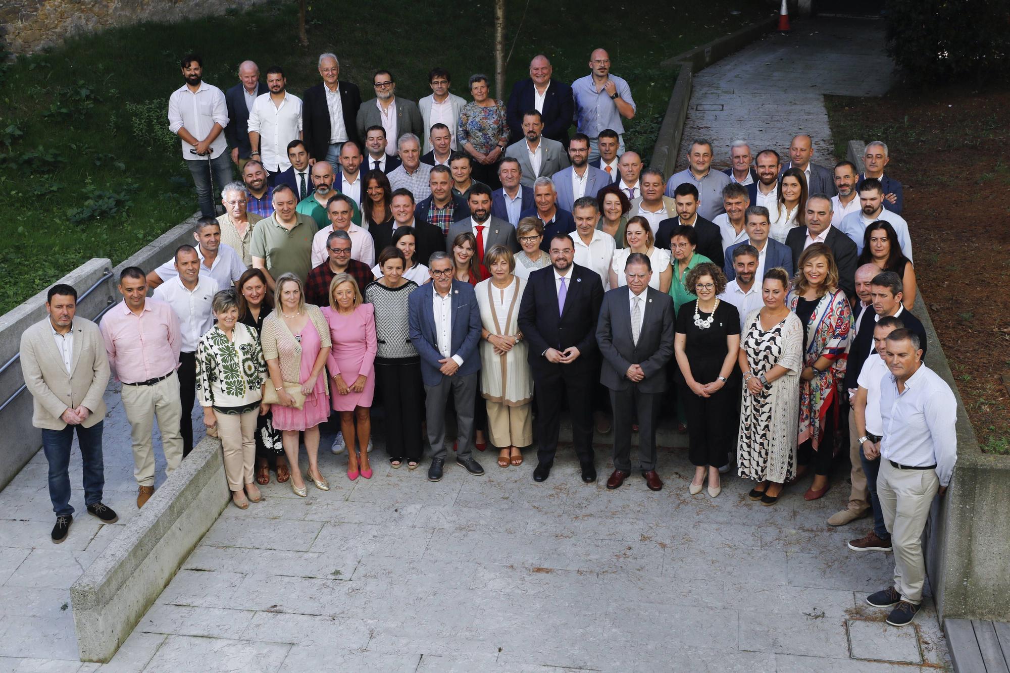 Encuentro de Adrián Barbón con los alcaldes y alcaldesas del Principado de Asturias