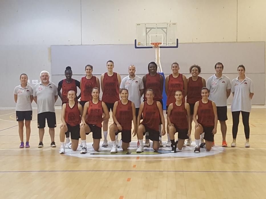 Primer entrenament de la pretemporada de l'Spar Citylift Girona